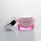 Round Double Wall Luxury Cosmetic Facial Cream Container 20G Acrylic Packaging Jar