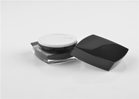 30g Black Square Acrylic Plastic Cream Container Jar For Uv Gel Cosmetic Packaging