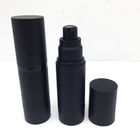 whosale empty black acrylic airless pump bottle 30ml matte frosted finish plastic cosmetic packaging bottle