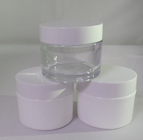 15g Luxury White Face Cream Containers Round Double Cosmetic Acrylic Jar